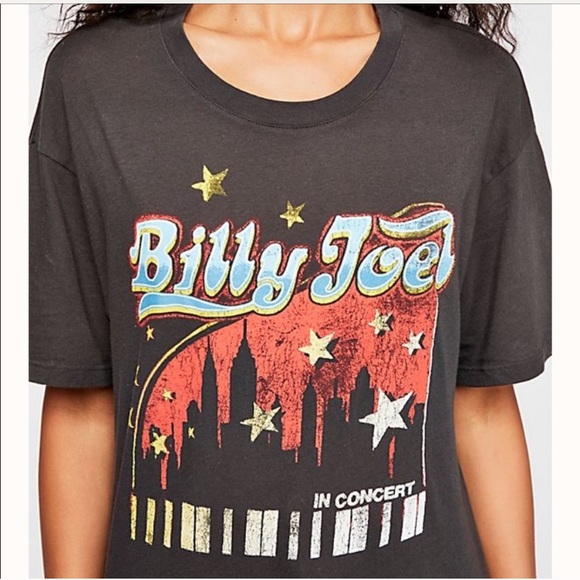 ISO Free People Daydreamer Billy Joel Tee - Picture 1 of 1